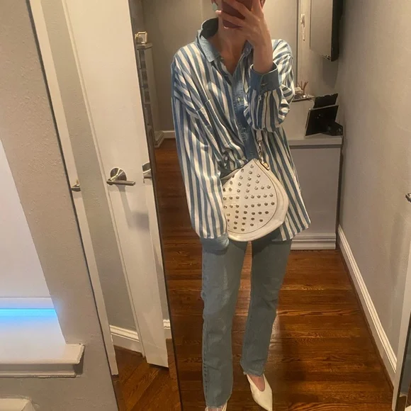 Vintage Studded Envy Crossbody Bag - Picture 1 of 7